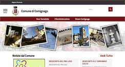 Desktop Screenshot of comune.comignago.no.it